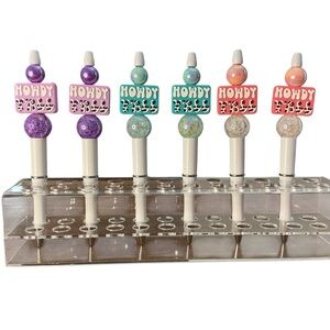 Handmade Howdy Y’all Beaded Pens – Pink, Blue or Purple